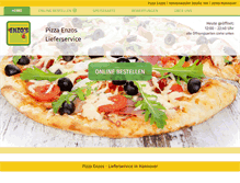 Tablet Screenshot of pizzaenzos.de